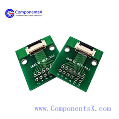 FPC 12PIN adapter board FFC to 2.54 through hole solder with 0.5 pitch seat screen test board