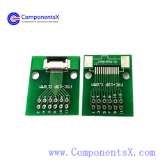 FPC 12PIN adapter board FFC to 2.54 through hole solder with 0.5 pitch seat screen test board