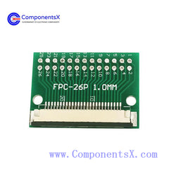 FPC 26PIN adapter board FFC to 2.54 through hole Solder with 0.5/1.0mm pitch Connector screen test board