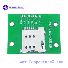 MICRO SIM card holder adapter board SIM small card self-elastic 6-pin adapter board PCB with card holder circuit board 6P