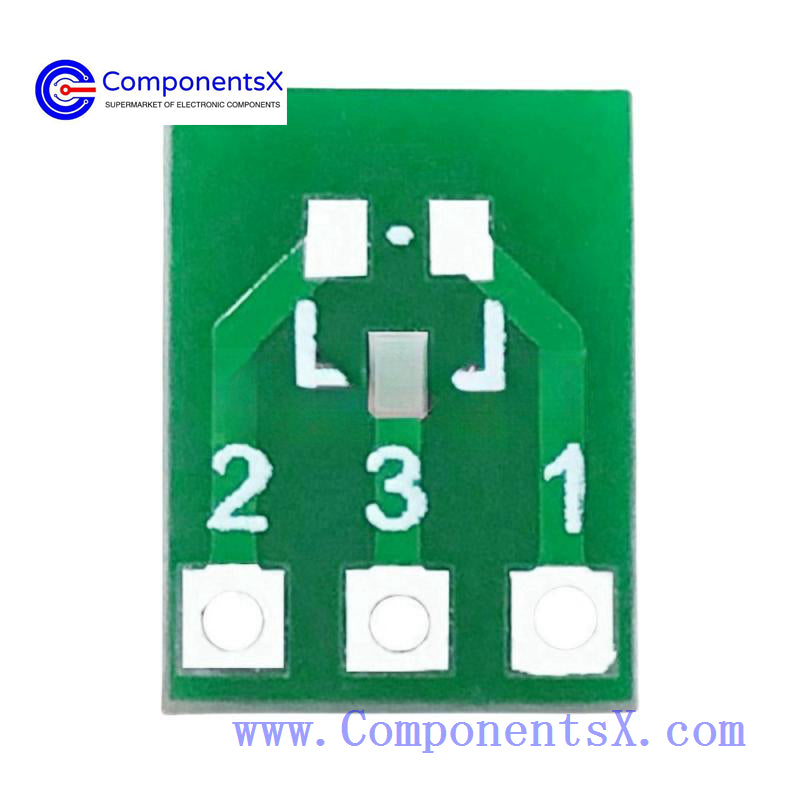 SOT23 patch to direct plug transistor SOT-23-3 to SIP/field effect MOS tube/voltage regulator tube