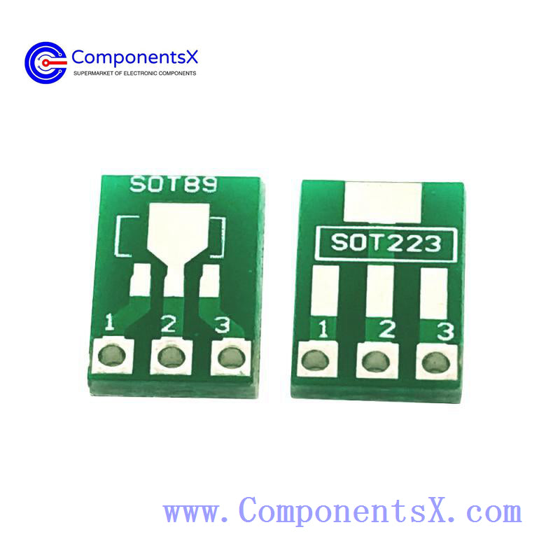 SOT89 to DIP SOT223 to DIP adapter board 1.5mm pitch pin spacing SMD universal board