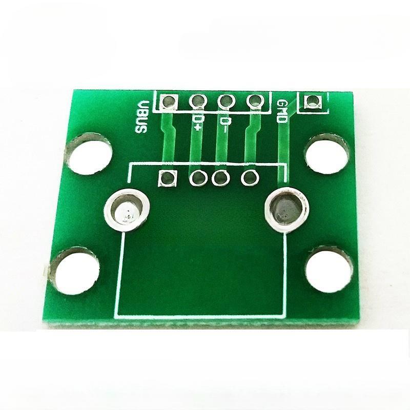 USB 2.0 adapter board test board USB A-type female socket adapter test board bare board USB circuit board