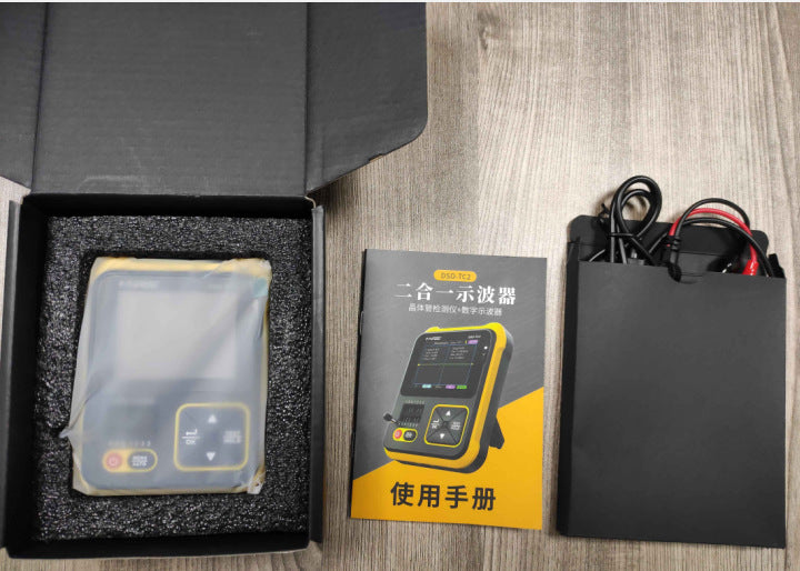 FNIRSI handheld digital oscilloscope LCR meter two-in-one DSO-TC2 portable electronic DIY testing teaching