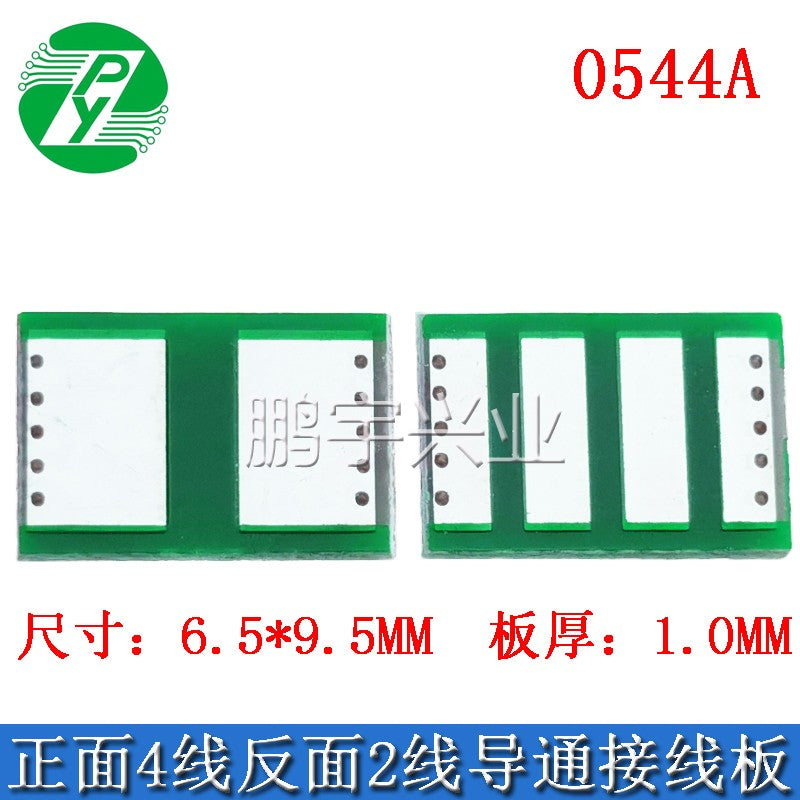 4 lines on the front and 2 lines on the back 6.5*9.5mm 1.0 thick one to three with data welding board adapter board circuit board