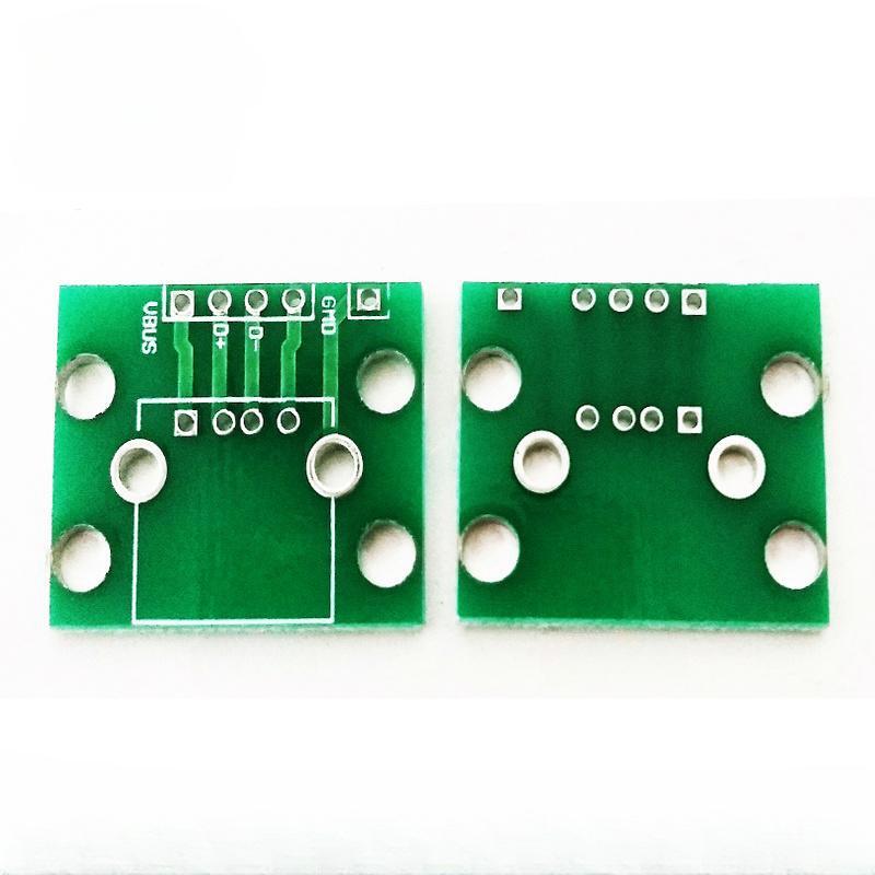 USB 2.0 adapter board test board USB A-type female socket adapter test board bare board USB circuit board