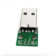 USB2.0 male to Dip2.54mm straight plug 4p USB adapter board test board