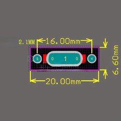 TYPE-C female base adapter board, female base with fixed plate, data line test board, 2.54 bent pin circuit board