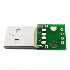 USB2.0 male to Dip2.54mm straight plug 4p USB adapter board test board