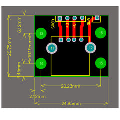 USB 2.0 adapter board test board USB A-type female socket adapter test board bare board USB circuit board