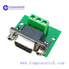 DB9-M4 female to terminal DR9 to terminal 232 to terminal serial port adapter terminal 2/3/5 pins