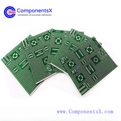 SMD universal board 9*11cm QSOP, QFP, DIP microcontroller transfer hybrid experimental board PCB board