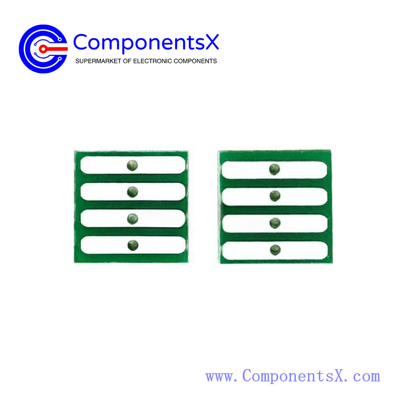 6.5*6.5MM Double-sided four-wire terminal board 1.0 thick adapter board terminal board PCB