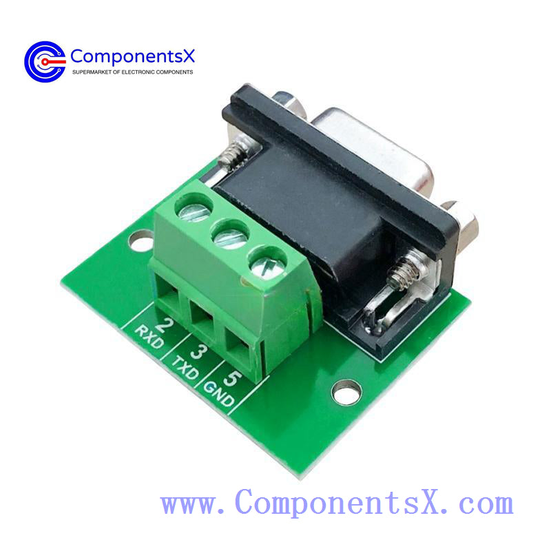 DB9-M4 female to terminal DR9 to terminal 232 to terminal serial port adapter terminal 2/3/5 pins