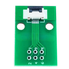 FPC 5PIN adapter board FFC to 2.54 through hole has been welded with 0.5 pitch seat screen test board