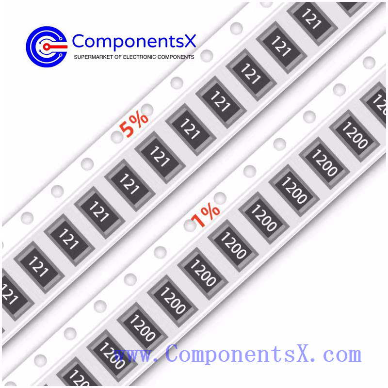 120 Ohmic Resistor Tolerance 1% 5% Marking: 121/1200 0805/1210