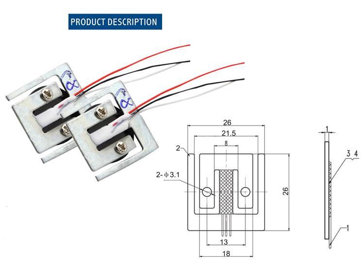 GML623A Professional miniature load cell pressure measurement load cell for kitchen scale 3kg