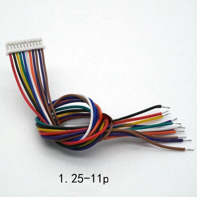 JST1.25mm 2-12p Single Side connector wires