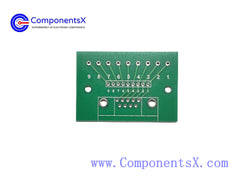 DB9 male to female adapter screw terminal block 9-pin 9-hole RS232/RS458 conversion board circuit board PCB