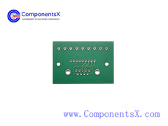 DB9 male to female adapter screw terminal block 9-pin 9-hole RS232/RS458 conversion board circuit board PCB