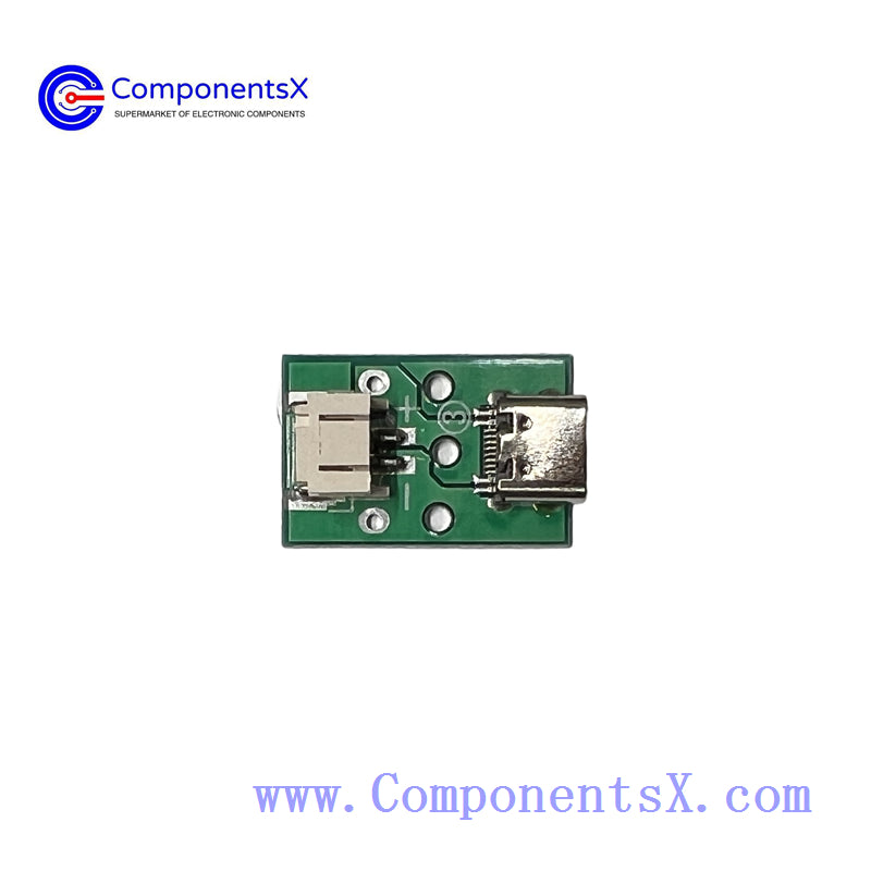 TYPE-C female base test board, data cable adapter board, USB power board to 1.25 2.0 2.54 pitch