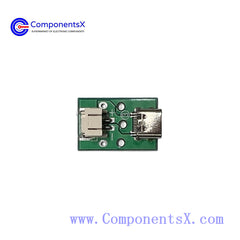 TYPE-C female base adapter plate, soldered terminal wire to XH2.54 PH2.0 power interface test board