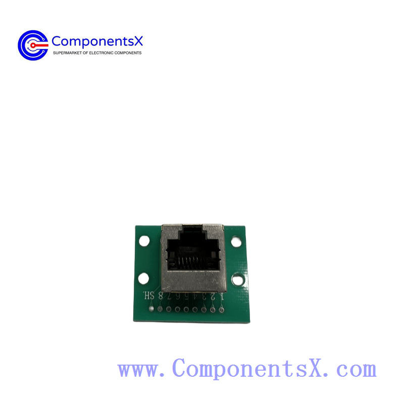 RJ45 network port adapter board 8P vertical horizontal adapter test board network port adapter terminal circuit board