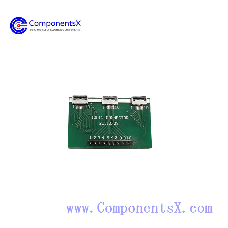 FPC 10PIN adapter board 2.54 pitch 0.5/0.4 pitch double row 10PIN multi-function test board