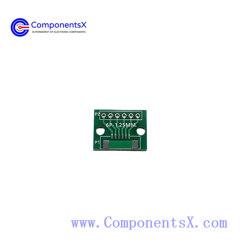 Adapter board 4 6 8 12P SMD 1.25 pitch horizontal terminal test board 1.25 to DIP2.54 circuit board