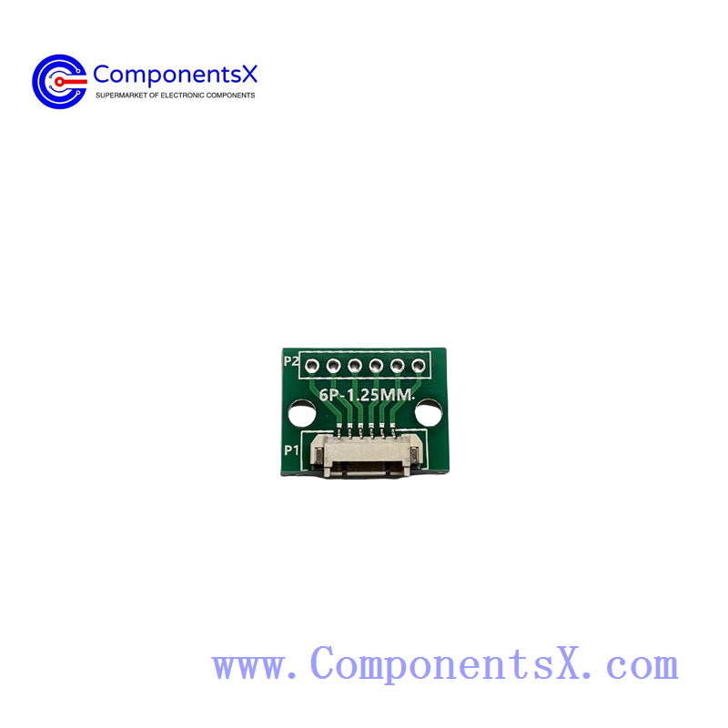 Adapter board 4 6 8 12P SMD 1.25 pitch horizontal terminal test board 1.25 to DIP2.54 circuit board