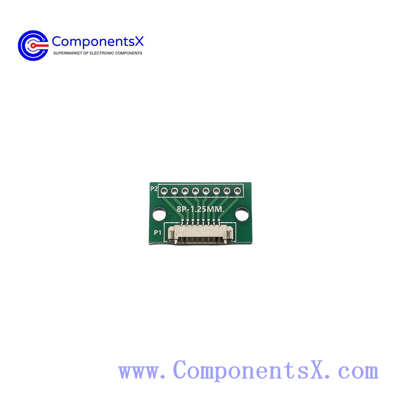 Adapter board 4 6 8 12P SMD 1.25 pitch horizontal terminal test board 1.25 to DIP2.54 circuit board