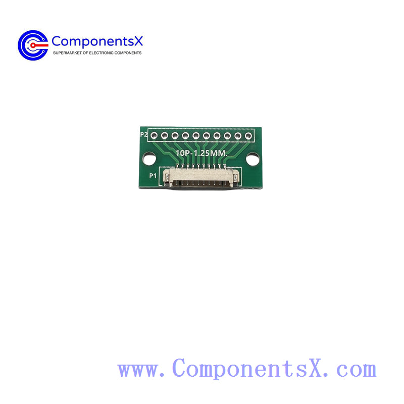 Adapter board 4 6 8 12P SMD 1.25 pitch horizontal terminal test board 1.25 to DIP2.54 circuit board