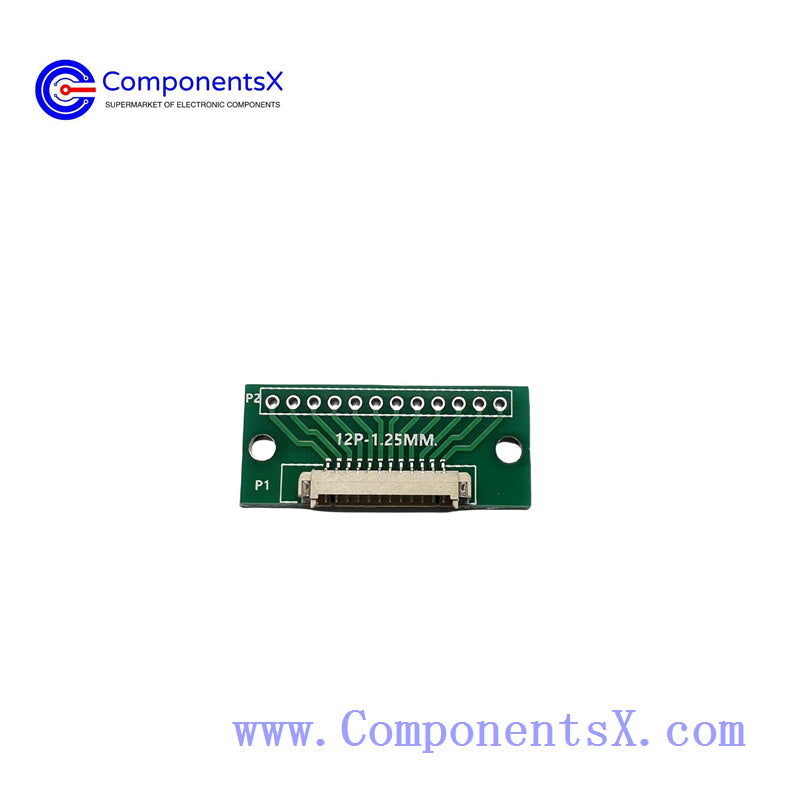 Adapter board 4 6 8 12P SMD 1.25 pitch horizontal terminal test board 1.25 to DIP2.54 circuit board