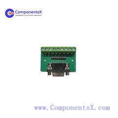 DB9 male to female adapter screw terminal block 9-pin 9-hole RS232/RS458 conversion board circuit board PCB