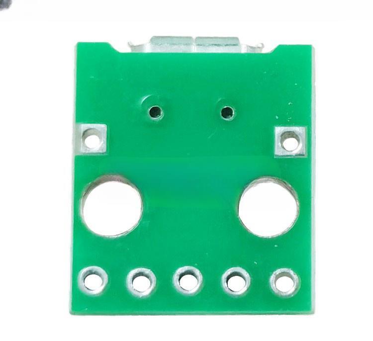 MICRO USB to Dip female socket Micro-USB 5p SMD to straight plug Android plug female power board