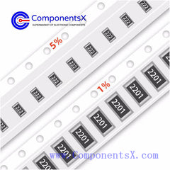 2.2K 2K2 Ohmic Resistor Tolerance 1% 5% Marking: 222/2201 0805/1210