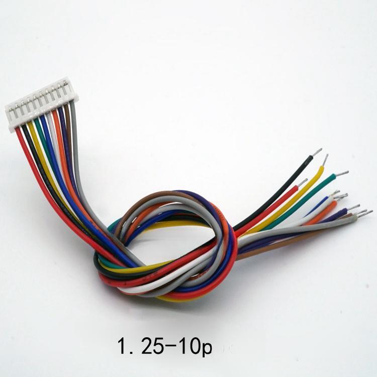 JST1.25mm 2-12p Single Side connector wires