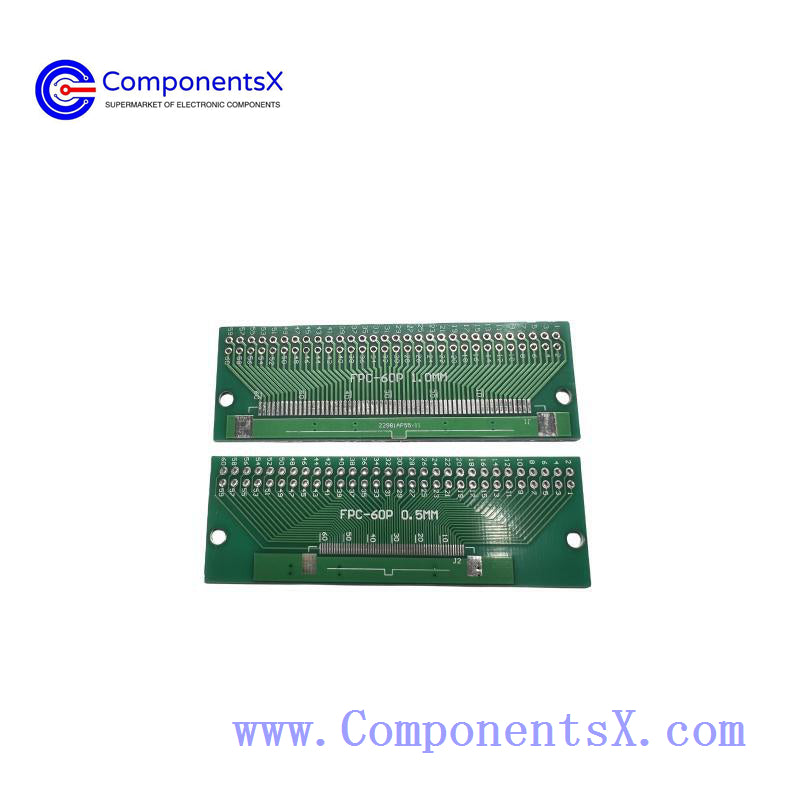 FPC 60 PIN adapter board FFC to 2.54 DIP 0.5/1.0mm pitch socket