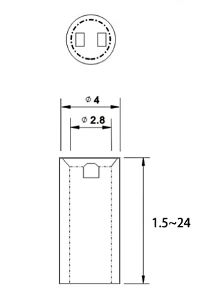 3mm LED Isolation Column