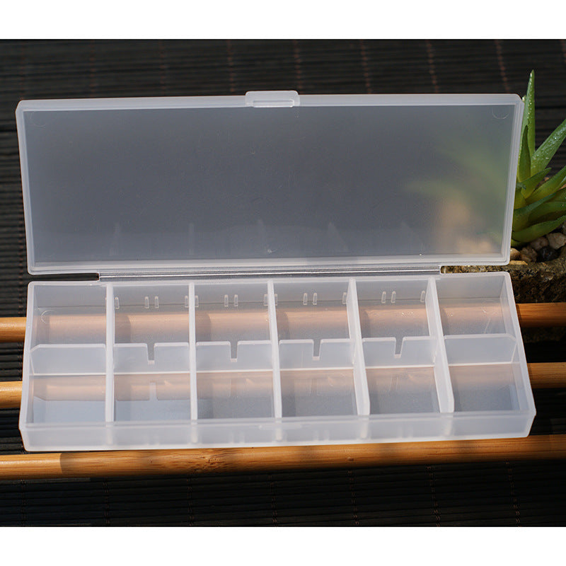 Portable plastic classified pill box/component box/parts box Transparent plastic PP pill box