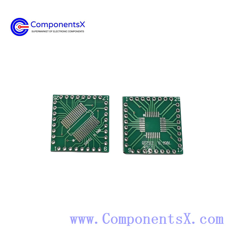 QFP32 to DIP adapter board SSOP32 to DIP32 0.8mm pin spacing IC adapter board