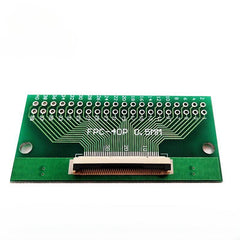 FPC 40PIN adapter board FFC to 2.54 through hole has been welded with 0.5 pitch seat screen test board