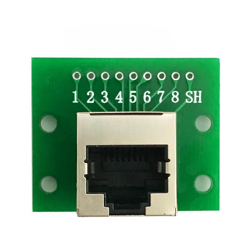 RJ45 network port adapter board 8P vertical horizontal adapter test board network port adapter terminal circuit board