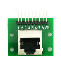 RJ45 network port adapter board 8P vertical horizontal adapter test board network port adapter terminal circuit board