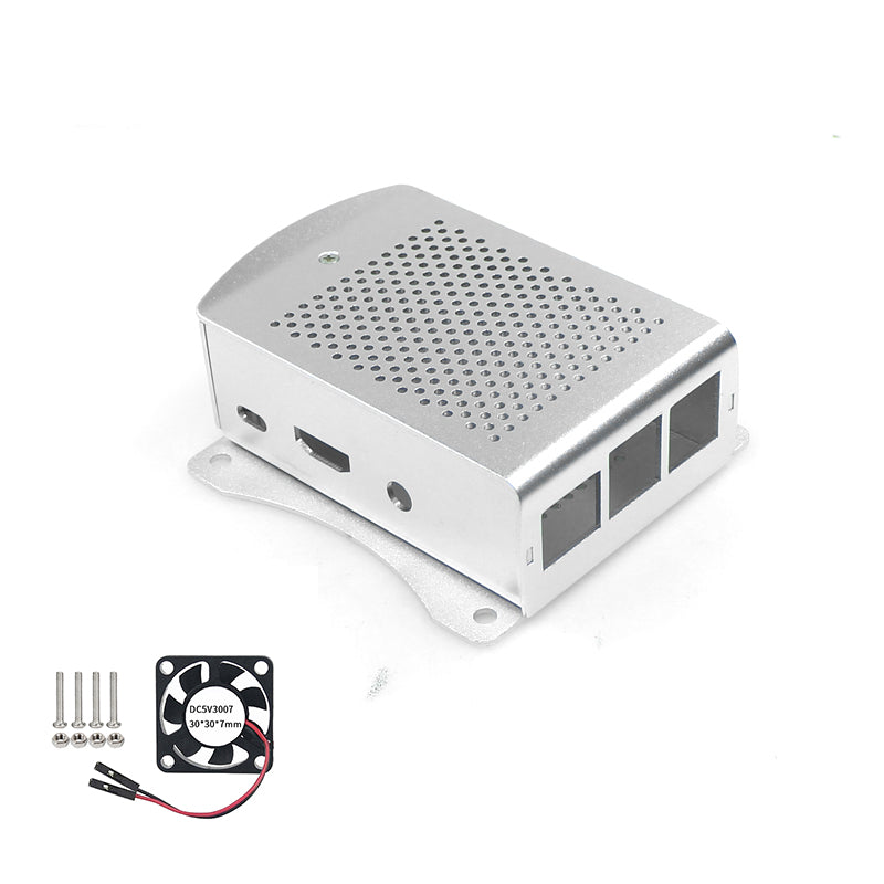 Raspberry Pi 3B/3B+ Aluminum alloy mesh casing with mounting ears