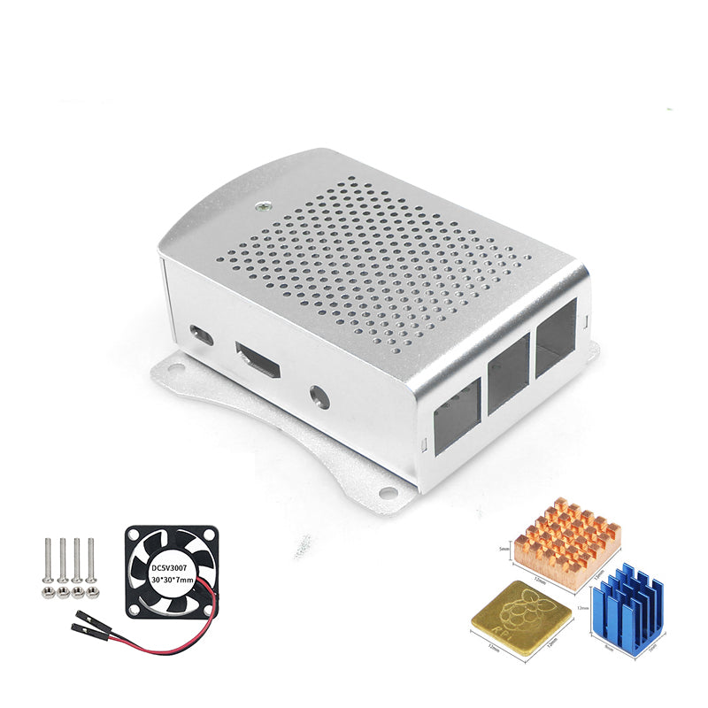 Raspberry Pi 3B/3B+ Aluminum alloy mesh casing with mounting ears