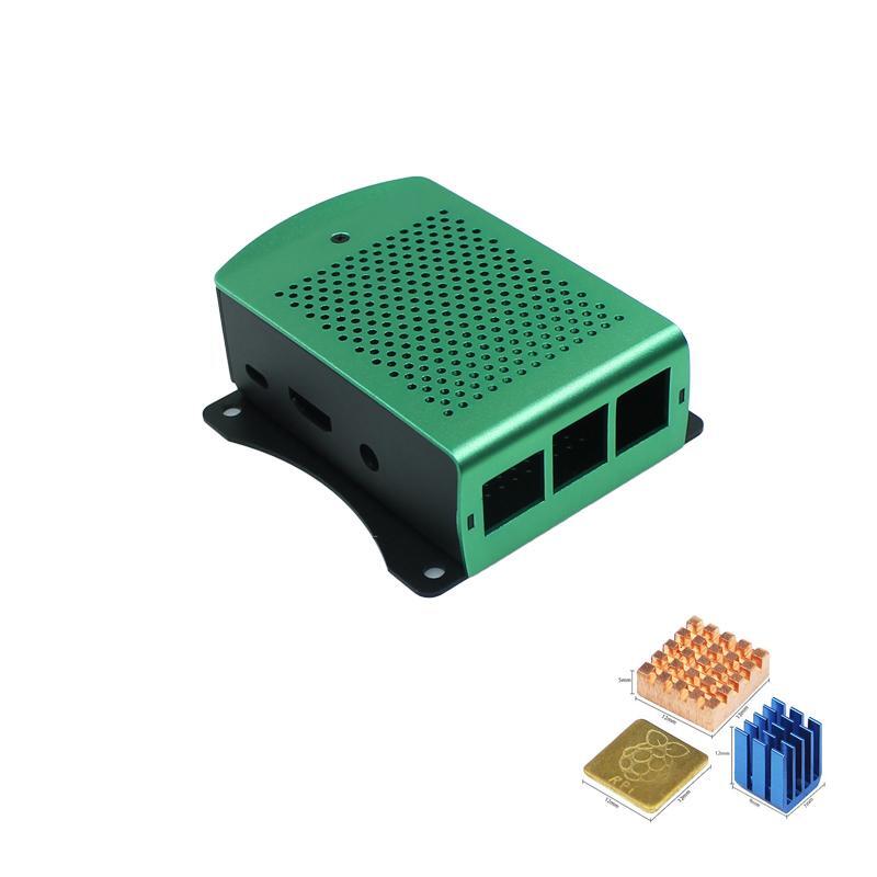 Raspberry Pi 3B/3B+ Aluminum alloy mesh casing with mounting ears