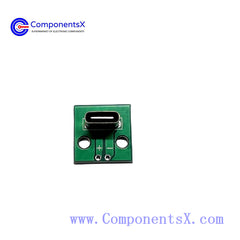 Standing TYPE-C female 6P test board to 2.54DIP direct plug-in with PCB board 5V power board adapter board