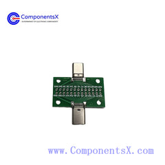 TYPE-C male and female test board double-sided front and back pin header 24P male to female USB3.1 data cable adapter