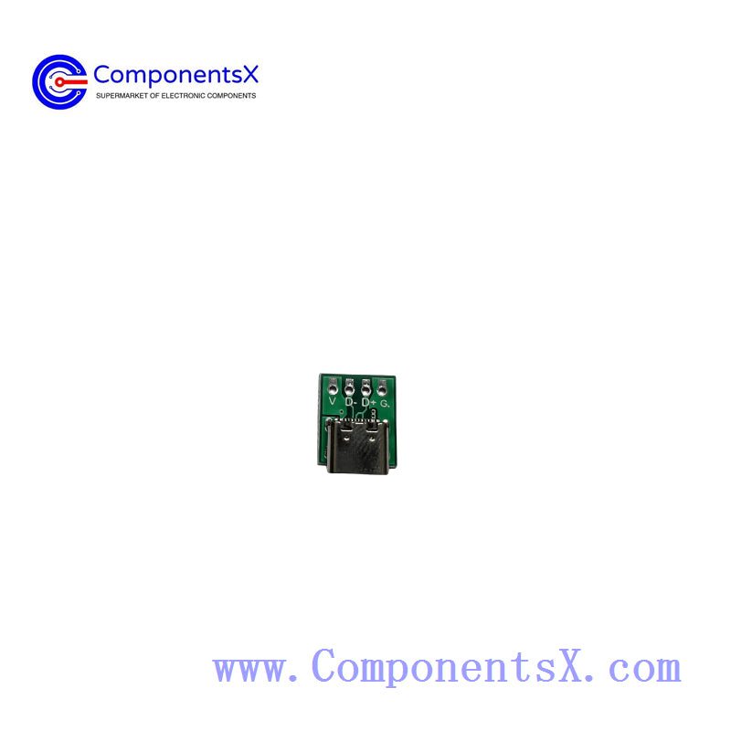 TYPE-C female socket test board double-sided reversible USB3.1 16P to 2.54 high current power adapter board